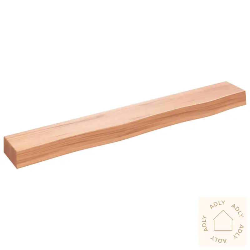 Vegghylle Lysebrun 80X10X6 Cm Behandlet Heltre Eik