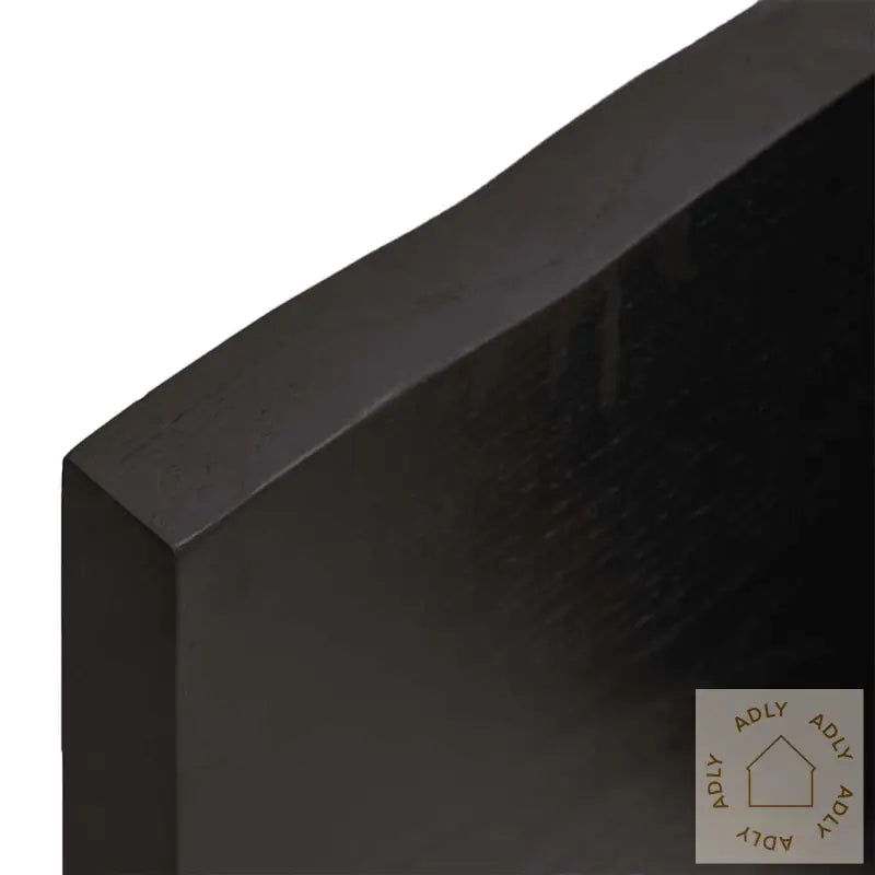 Vegghylle Mørkebrun 120X60X(2-4) Cm Behandlet Heltre Eik