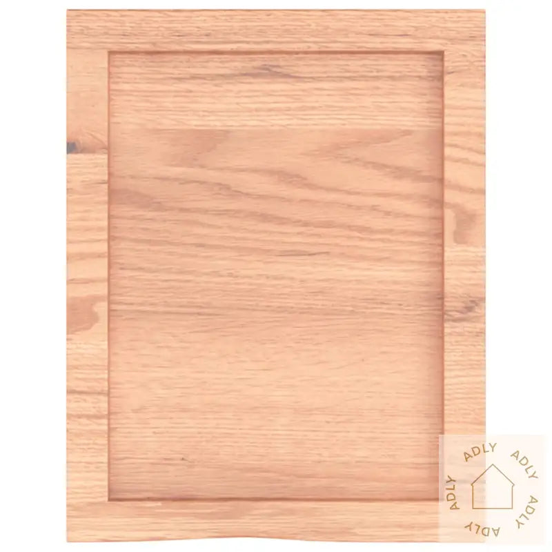 Vegghylle Lysebrun 40X50X(2-6) Cm Behandlet Heltre Eik