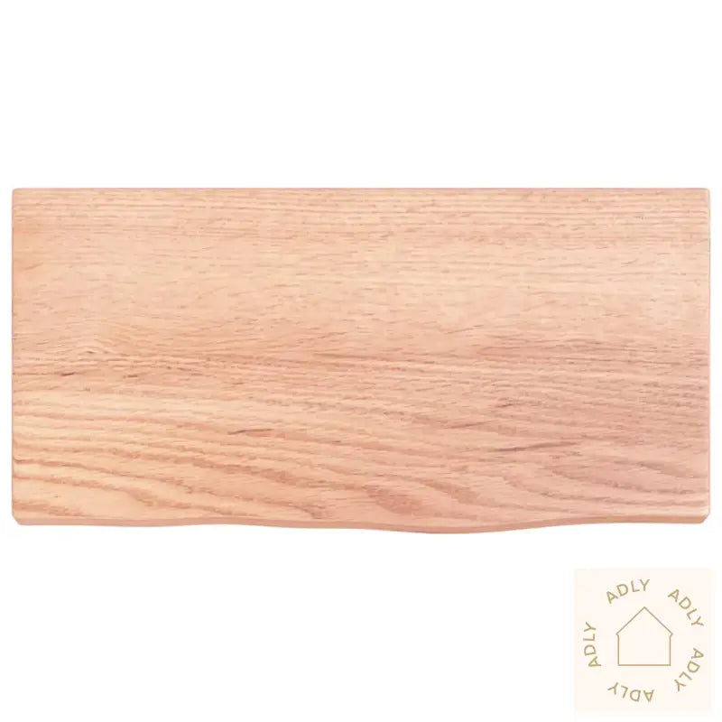 Vegghylle Lysebrun 40X20X2 Cm Behandlet Heltre Eik