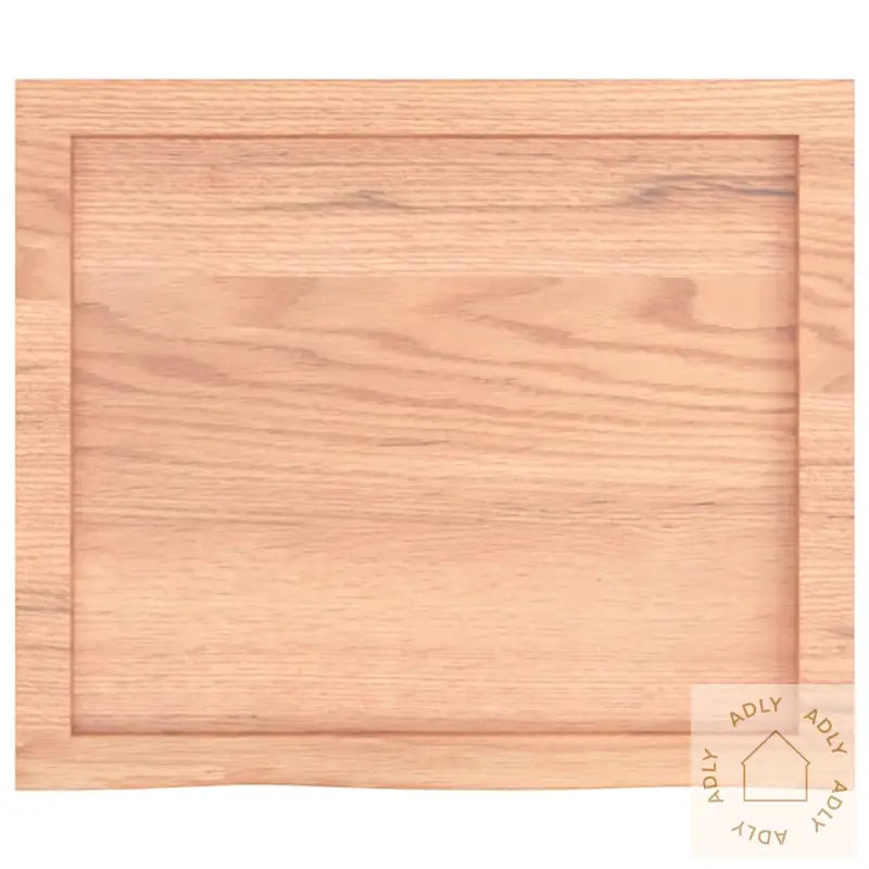 Vegghylle Lysebrun 60X50X(2-6) Cm Behandlet Heltre Eik