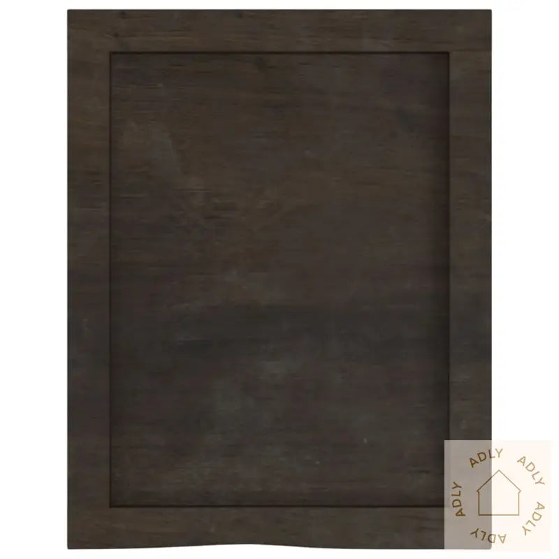 Vegghylle Mørkebrun 40X50X(2-6) Cm Behandlet Heltre Eik