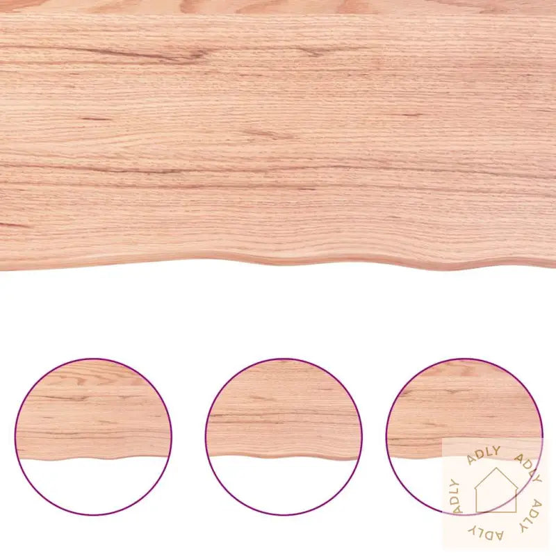 Vegghylle Lysebrun 40X30X2 Cm Behandlet Heltre Eik