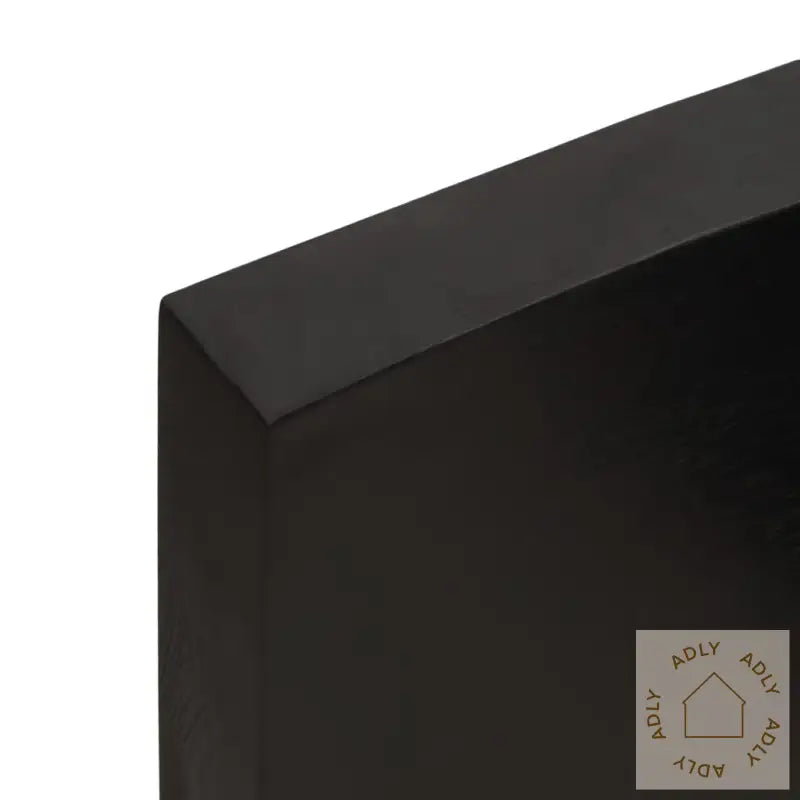 Vegghylle Mørkebrun 80X20X6 Cm Behandlet Heltre Eik