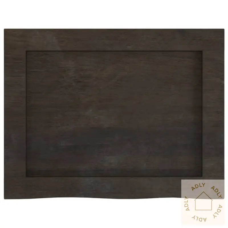 Vegghylle Mørkebrun 40X30X(2-6) Cm Behandlet Heltre Eik