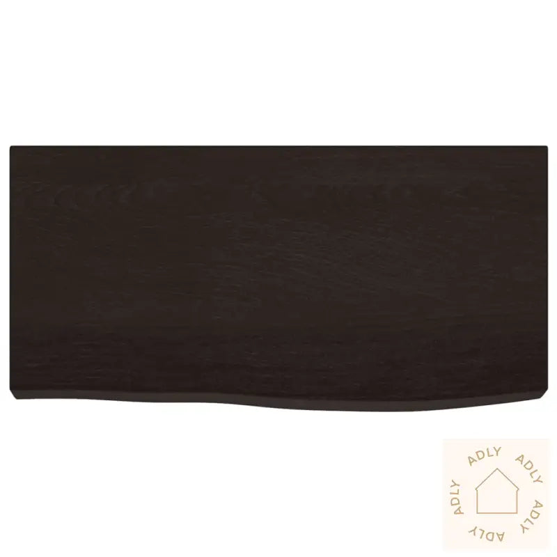 Vegghylle Mørkebrun 60X30X(2-6) Cm Behandlet Heltre Eik