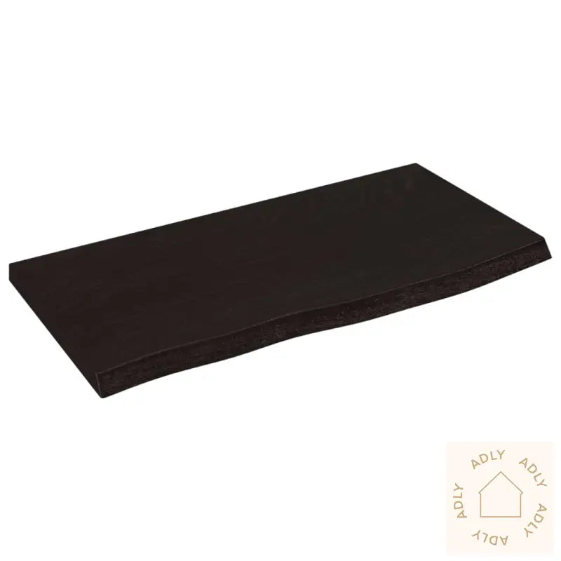 Vegghylle Mørkebrun 60X30X2 Cm Behandlet Heltre Eik