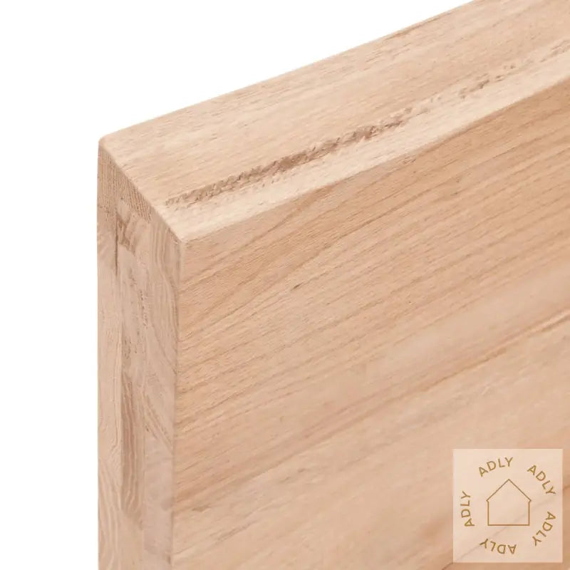 Vegghylle Lysebrun 100X20X6 Cm Behandlet Heltre Eik