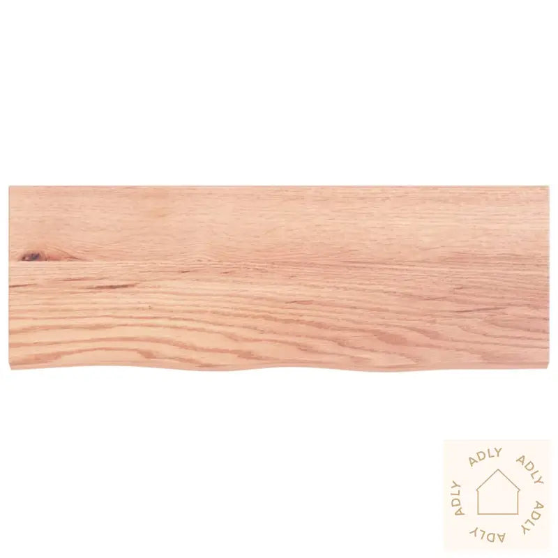Vegghylle Lysebrun 80X30X(2-4) Cm Behandlet Heltre Eik