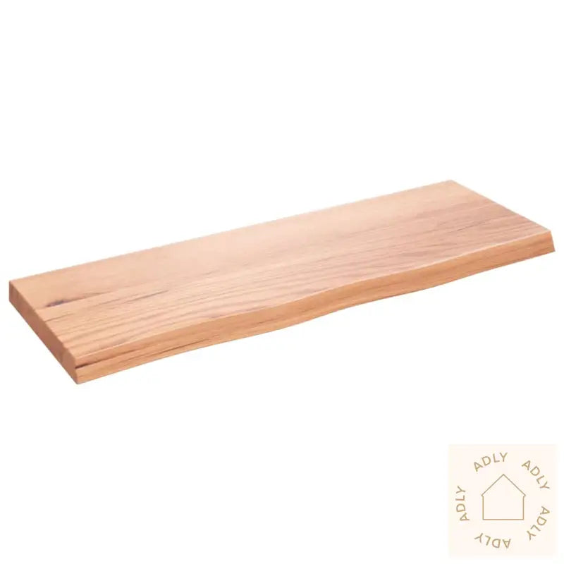 Vegghylle Lysebrun 80X30X(2-4) Cm Behandlet Heltre Eik