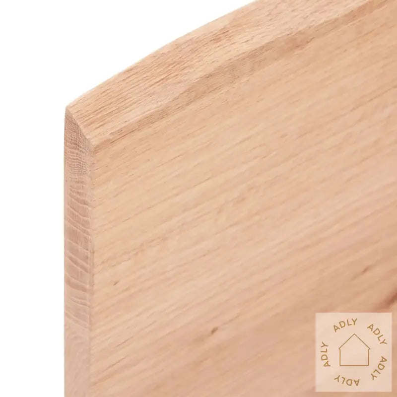 Vegghylle Lysebrun 100X30X2 Cm Behandlet Heltre Eik