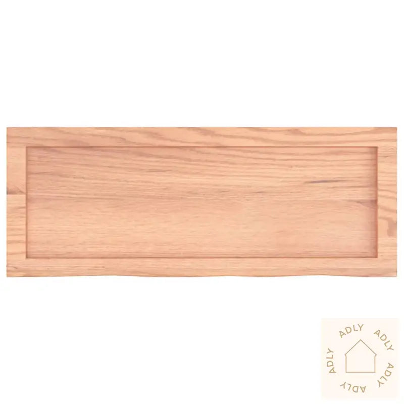 Vegghylle Lysebrun 80X30X(2-4) Cm Behandlet Heltre Eik