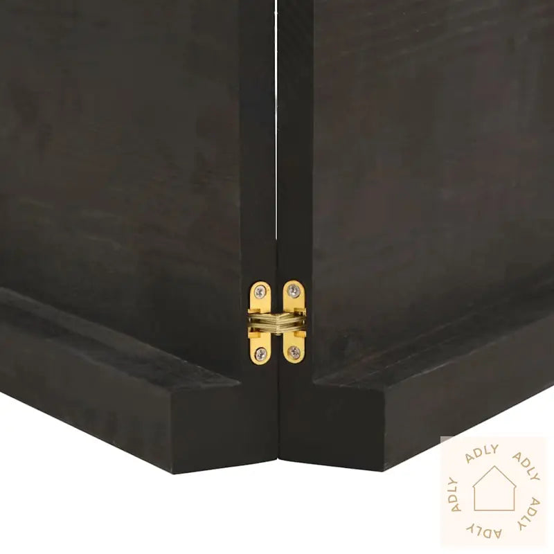 Vegghylle Mørkebrun 160X50X(2-6) Cm Behandlet Heltre Eik