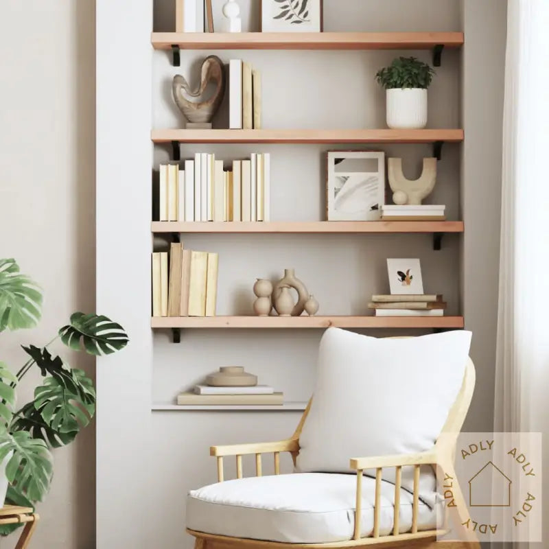 Vegghylle 100X20X4 Cm Ubehandlet Heltre Eik