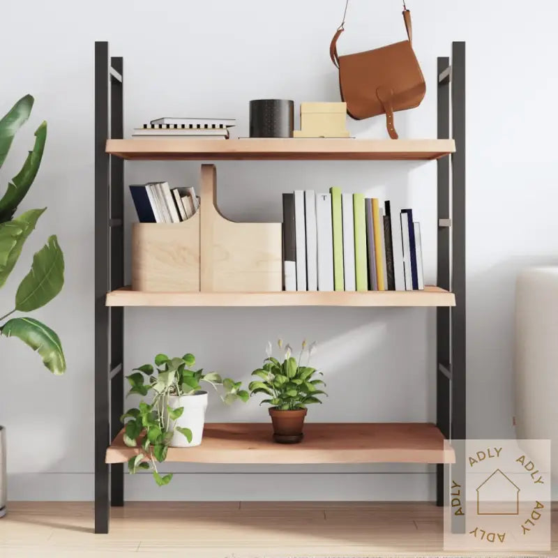 Vegghylle 100X60X(2-4) Cm Ubehandlet Heltre Eik