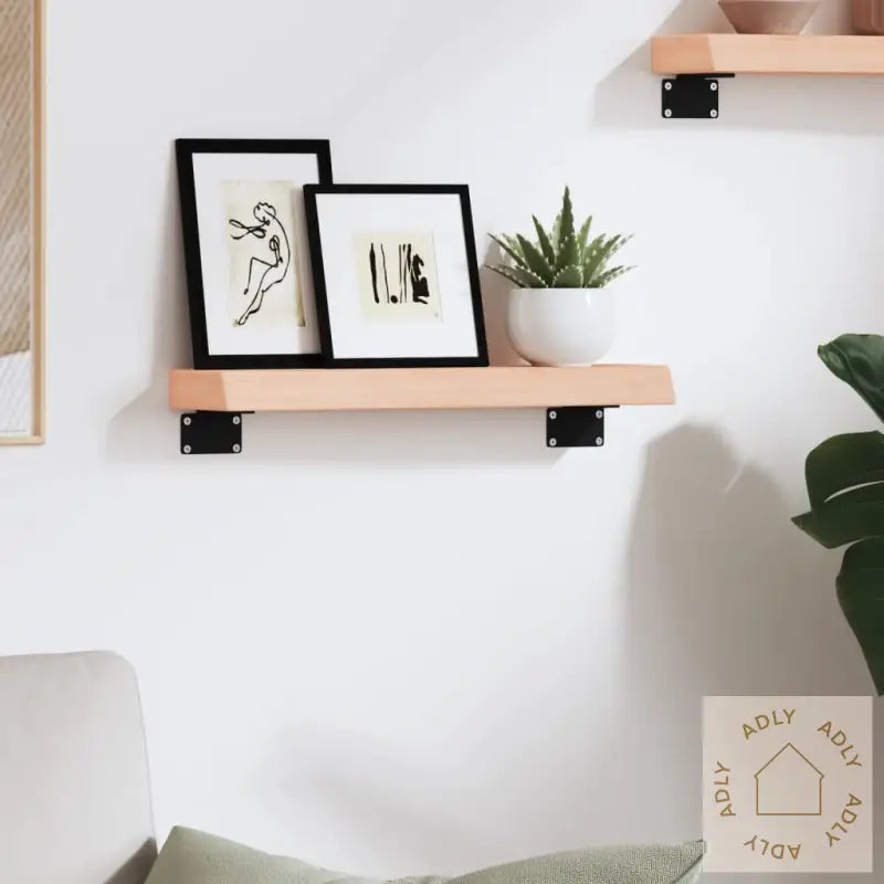 Vegghylle 40X10X4 Cm Ubehandlet Heltre Eik