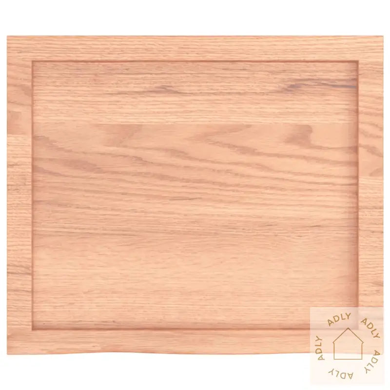 Vegghylle Lysebrun 60X50X(2-4) Cm Behandlet Heltre Eik
