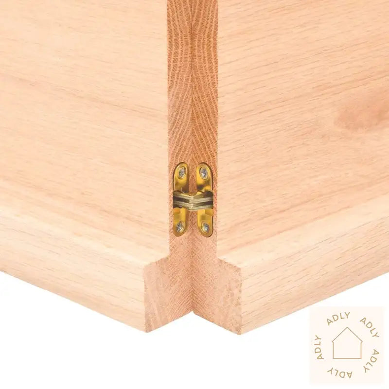 Vegghylle 200X60X(2-4) Cm Ubehandlet Heltre Eik