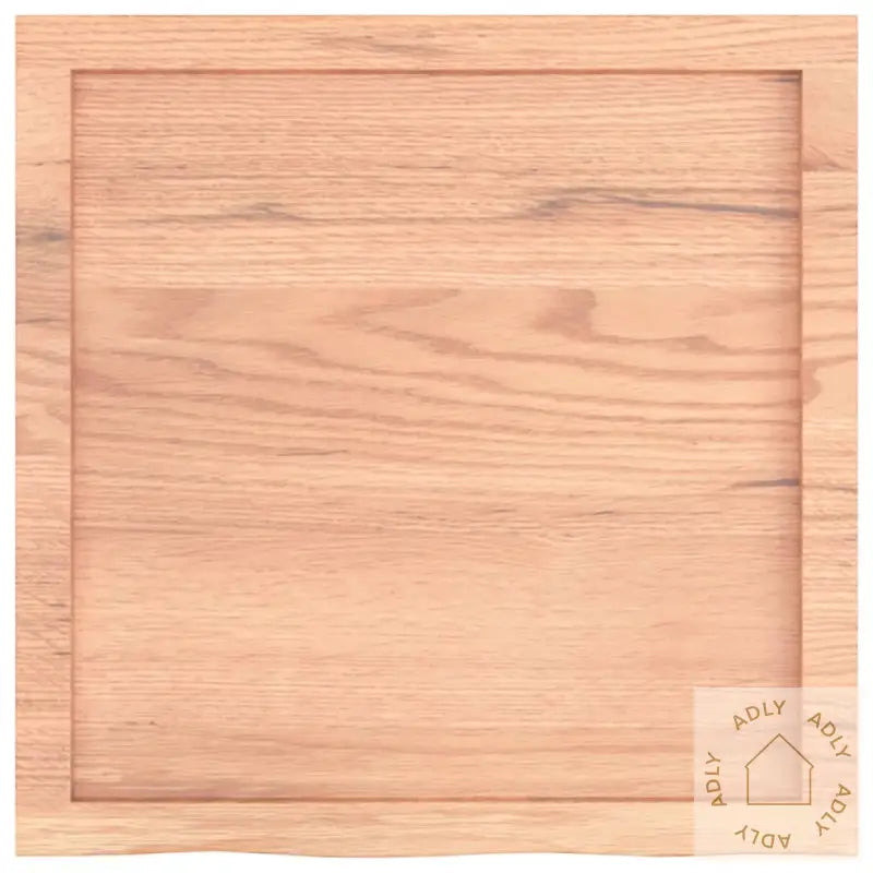 Vegghylle Lysebrun 60X60X(2-6) Cm Behandlet Heltre Eik