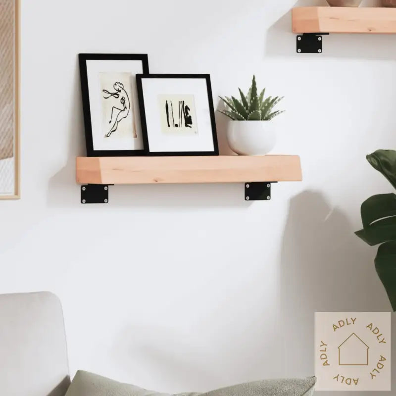 Vegghylle 40X10X6 Cm Ubehandlet Heltre Eik