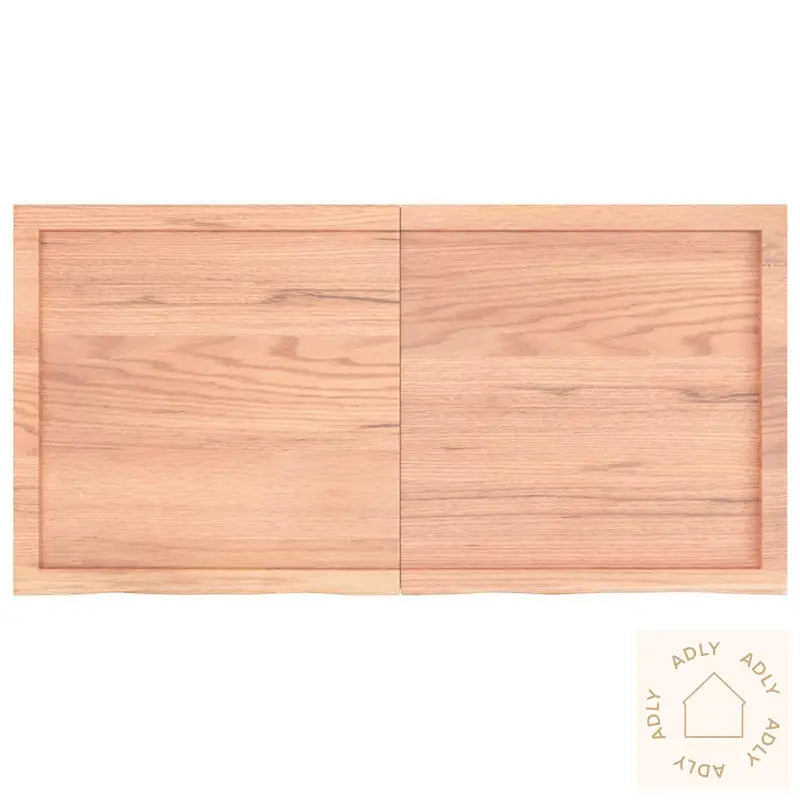 Vegghylle Lysebrun 120X60X(2-6) Cm Behandlet Heltre Eik