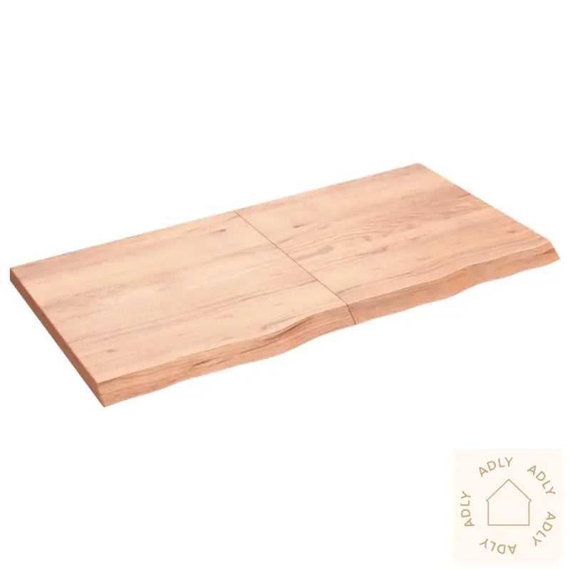 Vegghylle Lysebrun 120X60X(2-4) Cm Behandlet Heltre Eik