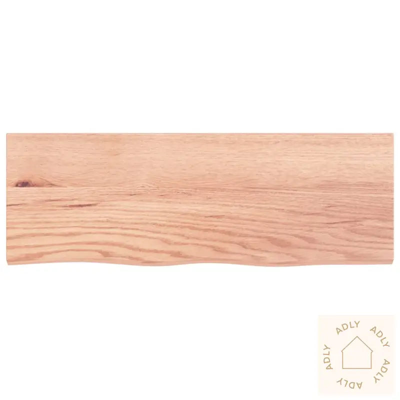 Vegghylle Lysebrun 80X30X2 Cm Behandlet Heltre Eik