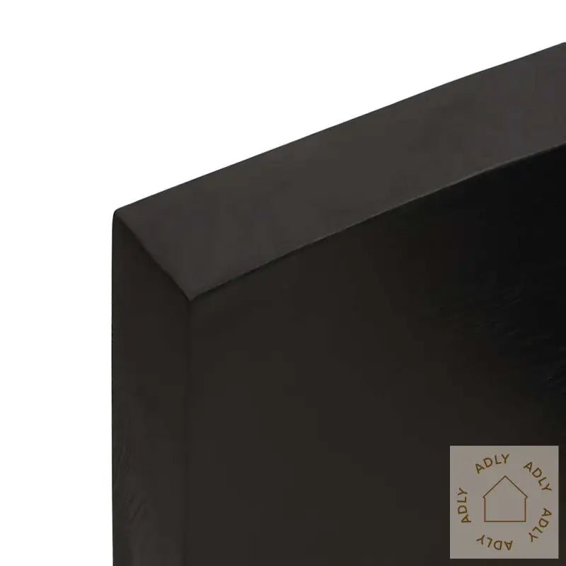 Vegghylle Mørkebrun 160X50X(2-6) Cm Behandlet Heltre Eik