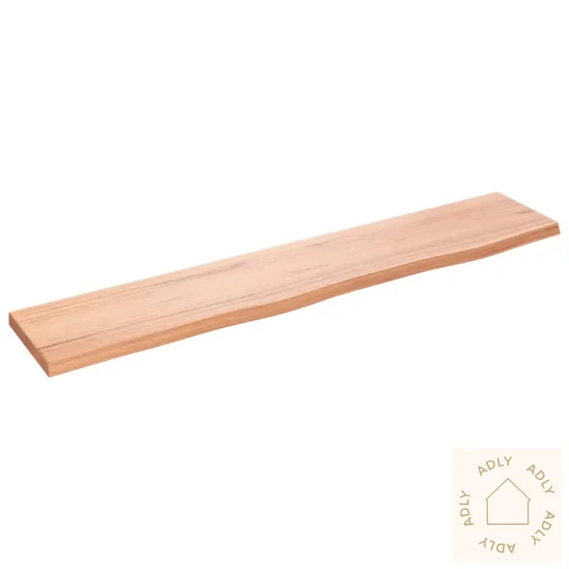 Vegghylle Lysebrun 100X20X2 Cm Behandlet Heltre Eik