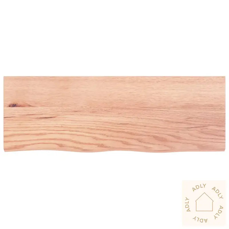 Vegghylle Lysebrun 80X30X(2-6) Cm Behandlet Heltre Eik