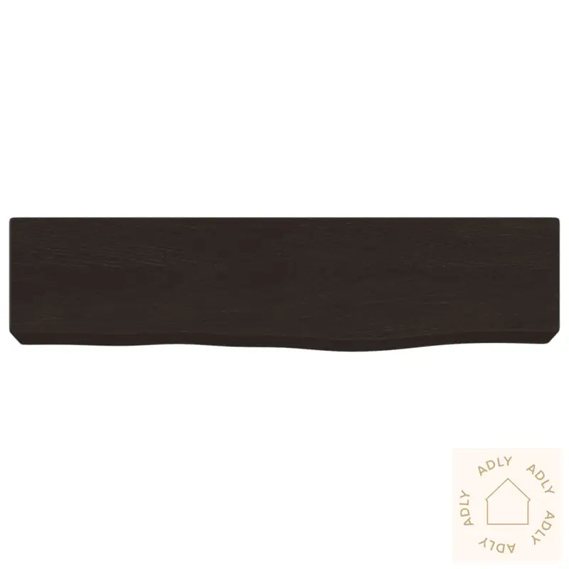 Vegghylle Mørkebrun 40X10X6 Cm Behandlet Heltre Eik