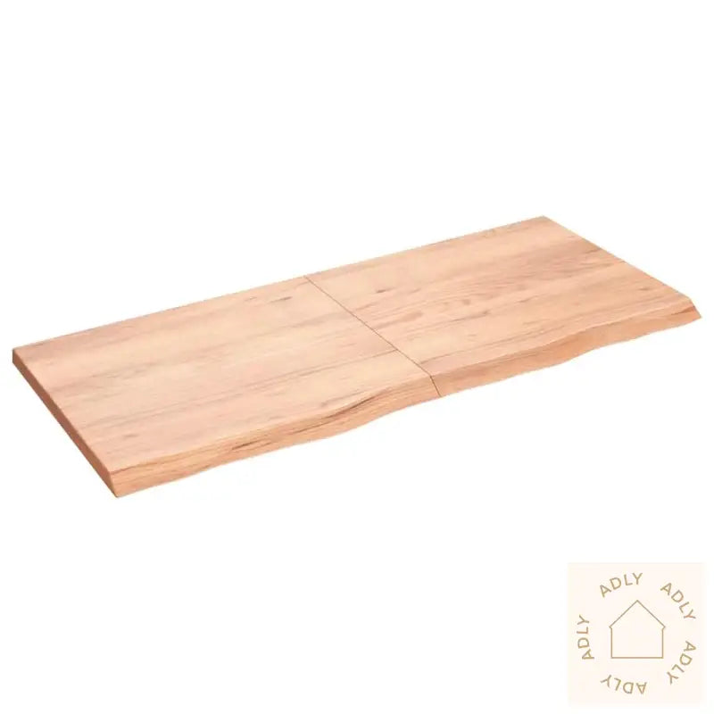 Vegghylle Lysebrun 140X60X(2-4) Cm Behandlet Heltre Eik