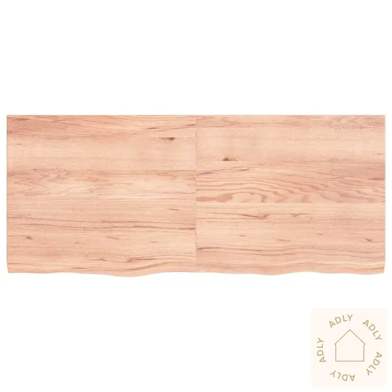 Vegghylle Lysebrun 140X60X(2-4) Cm Behandlet Heltre Eik