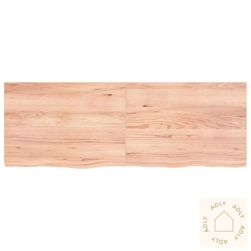 Vegghylle Lysebrun 140X50X(2-4) Cm Behandlet Heltre Eik
