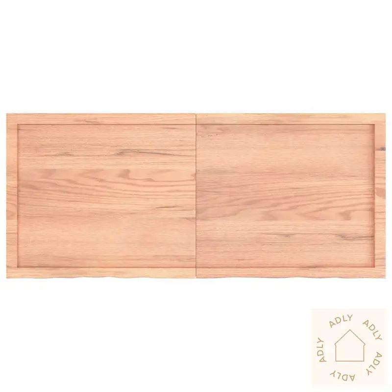 Vegghylle Lysebrun 140X60X(2-4) Cm Behandlet Heltre Eik