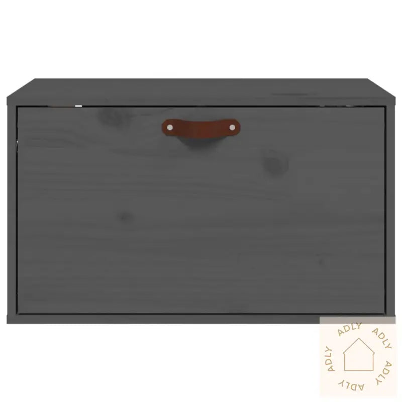 Veggskap Grå 60X30X35 Cm Heltre Furu