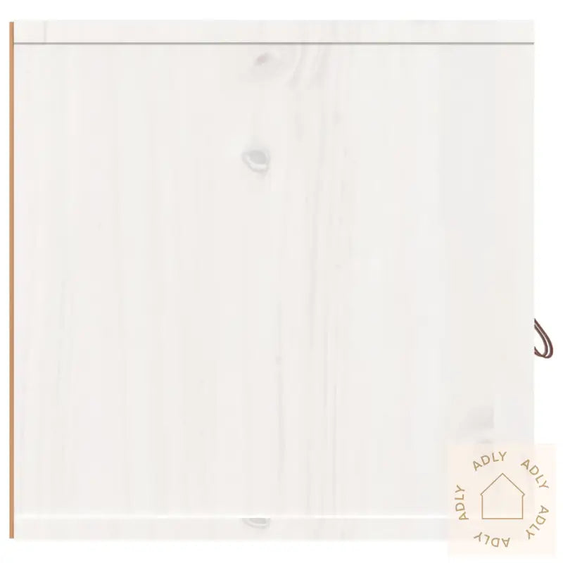 Veggskap Hvit 80X30X30 Cm Heltre Furu