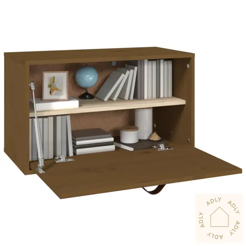 Veggskap Honningbrun 60X30X35 Cm Heltre Furu