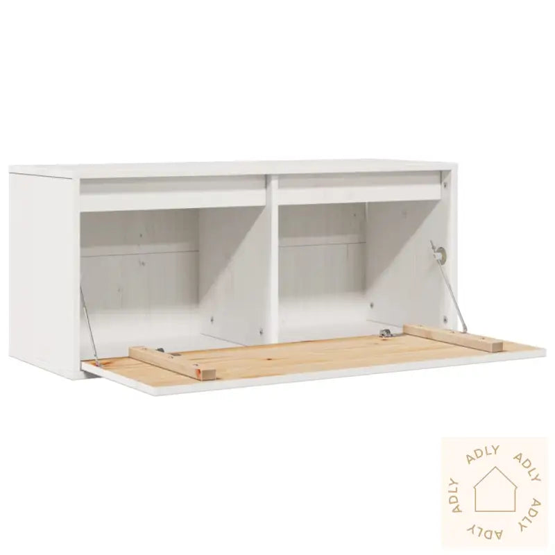 Veggskap Hvit 80X30X35 Cm Heltre Furu