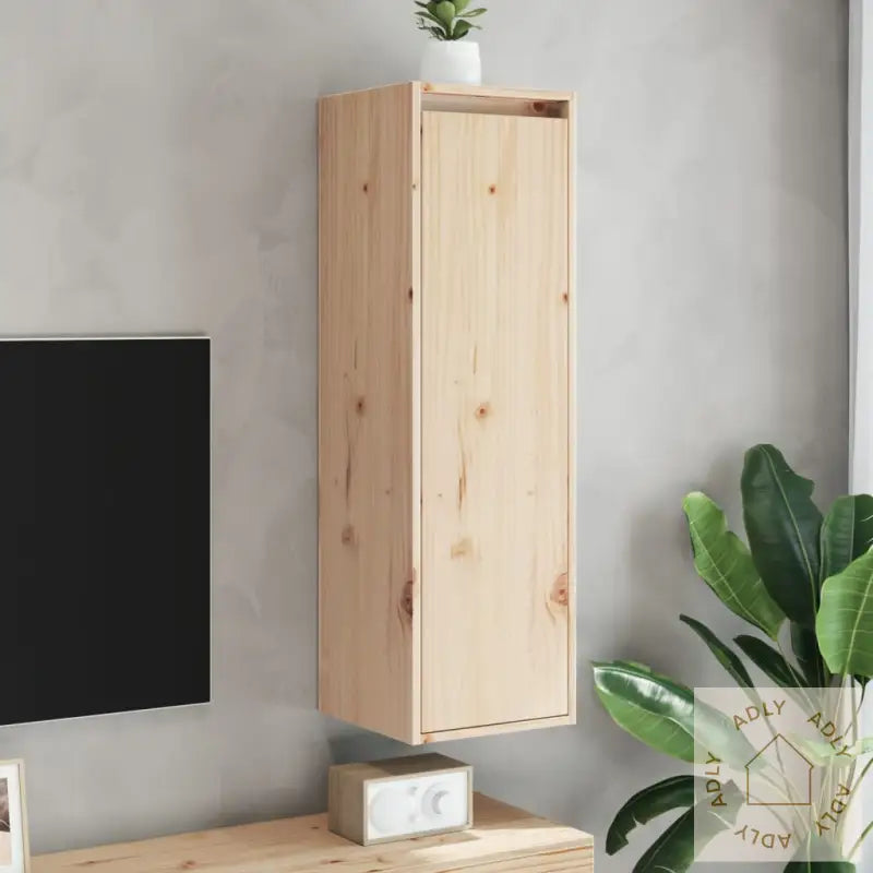 Veggskap 30X30X100 Cm Heltre Furu