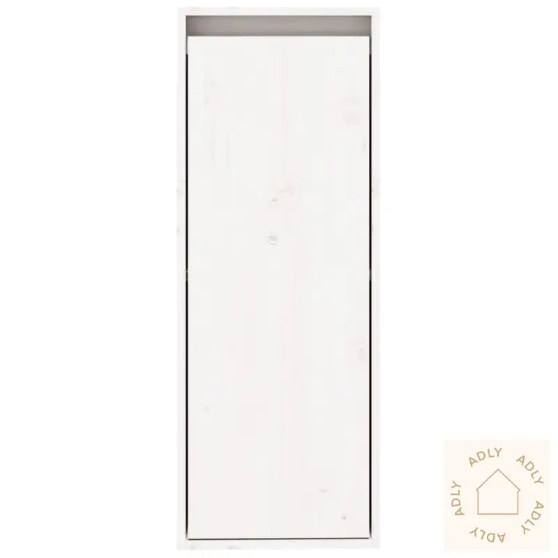 Veggskap Hvit 30X30X80 Cm Heltre Furu