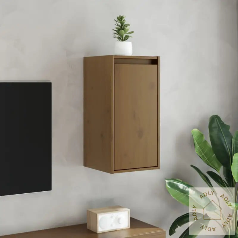Veggskap Honningbrun 30X30X60 Cm Heltre Furu