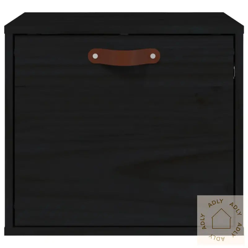 Veggskap Svart 40X30X35 Cm Heltre Furu