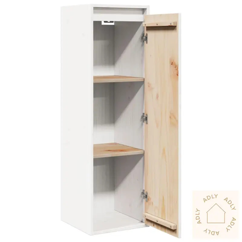Bokhylle Hvit 30X30X100 Cm Heltre Furu