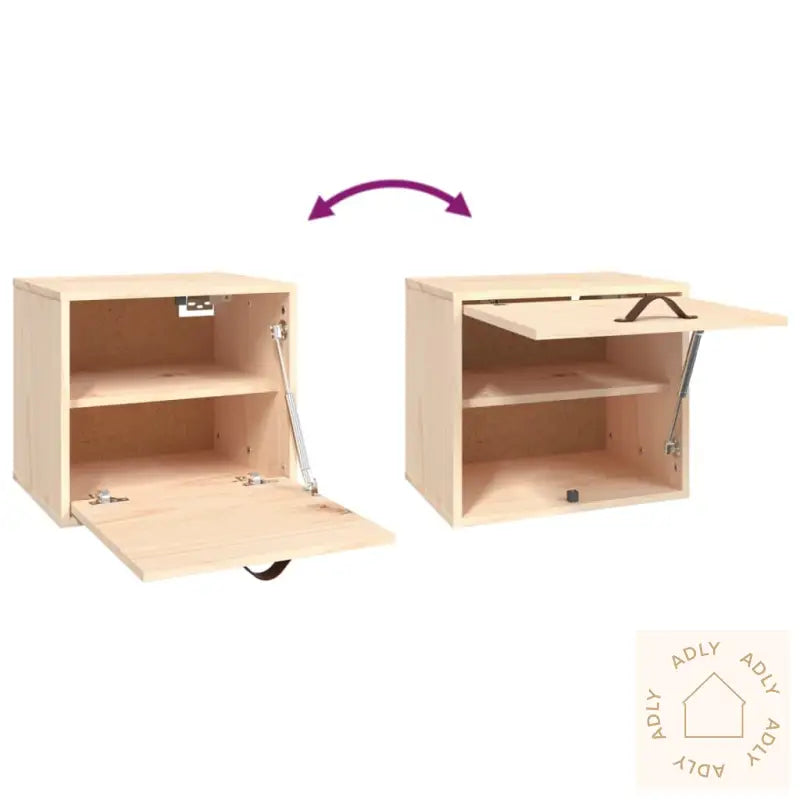 Veggskap 40X30X35 Cm Heltre Furu