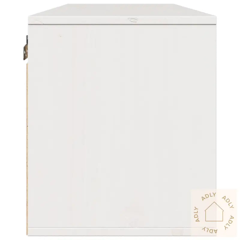 Veggskap Hvit 100X30X35 Cm Heltre Furu