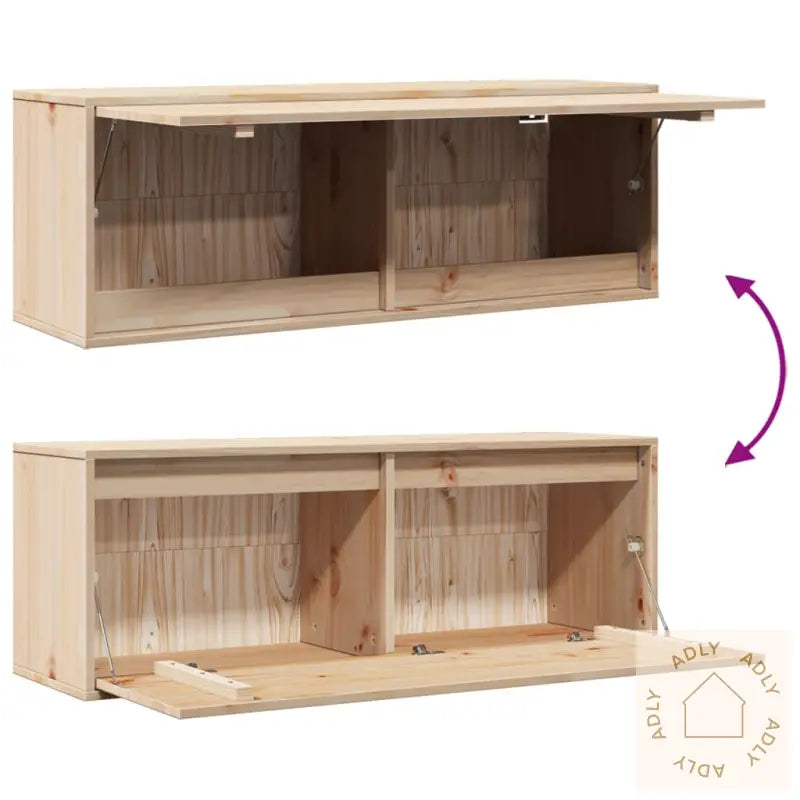 Veggskap 100X30X35 Cm Heltre Furu