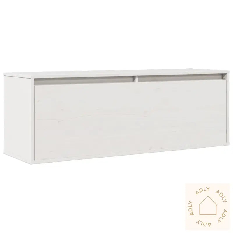 Veggskap Hvit 100X30X35 Cm Heltre Furu