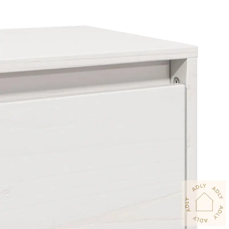 Veggskap Hvit 100X30X35 Cm Heltre Furu