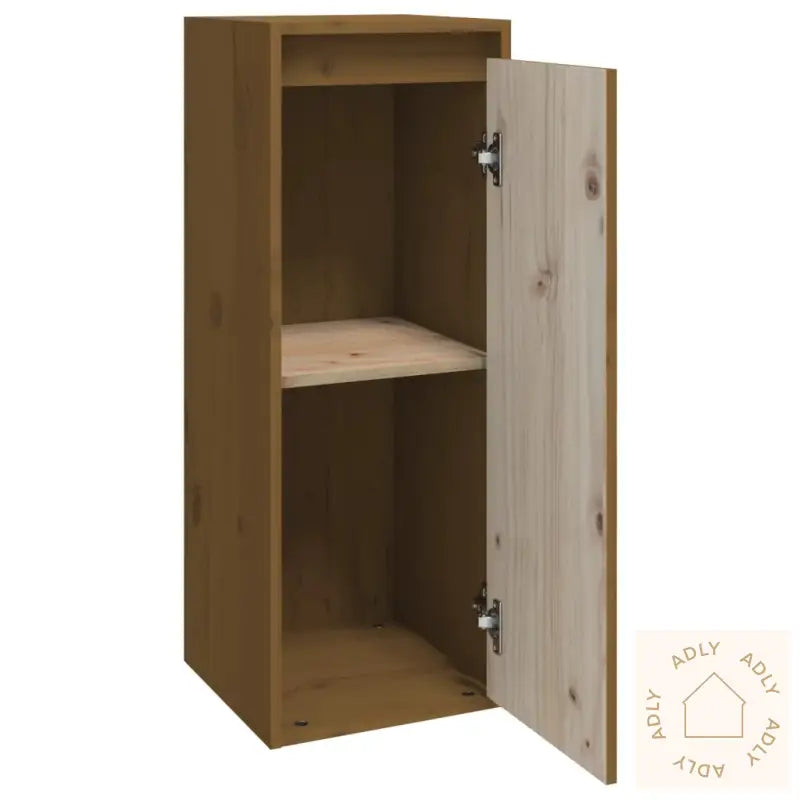 Veggskap Honningbrun 30X30X80 Cm Heltre Furu